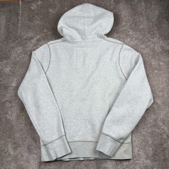 Logo Y2K Hollister Gray Logo Hoodie Size L Vtg 2000s Vibe Pullover Gray - Picture 3 of 5